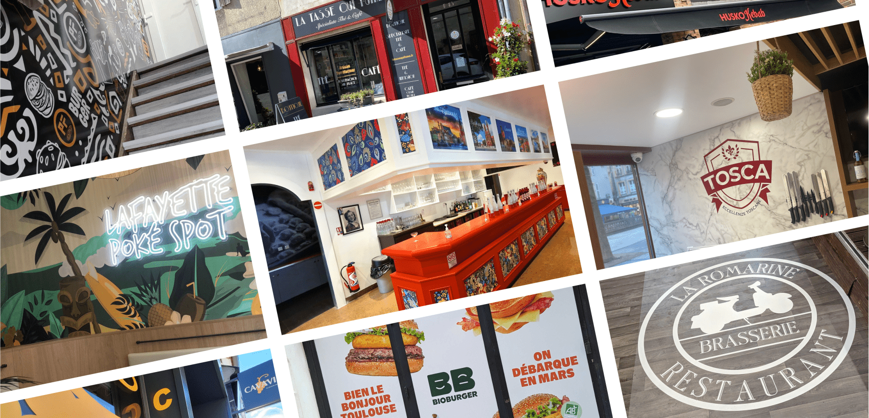 Kit article mensuel - signalétique restaurant